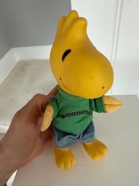 Woodstock Plush Doll in Yellow with Green Shirt